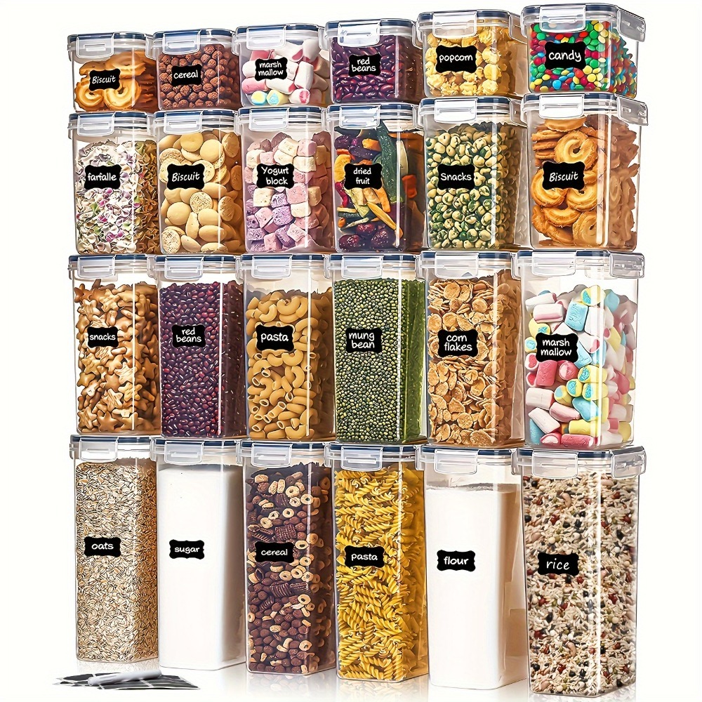 Kitchen Appliances Packages - 24 Recipientes para Almacenamiento de Alimentos,