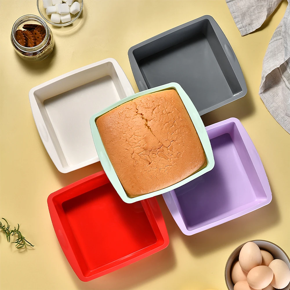 Kitchen Appliances Packages - Molde cuadrado de silicona para Tartas,