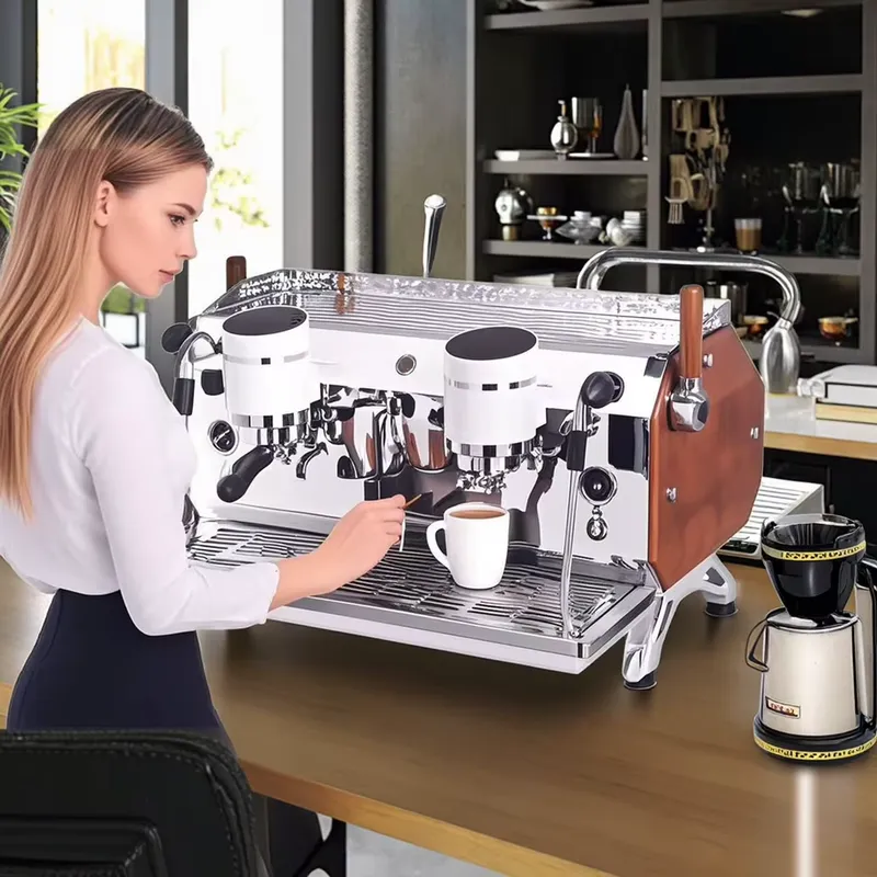 Espresso Machine Semi Auto - Máquina de café espresso comercial semiautomática