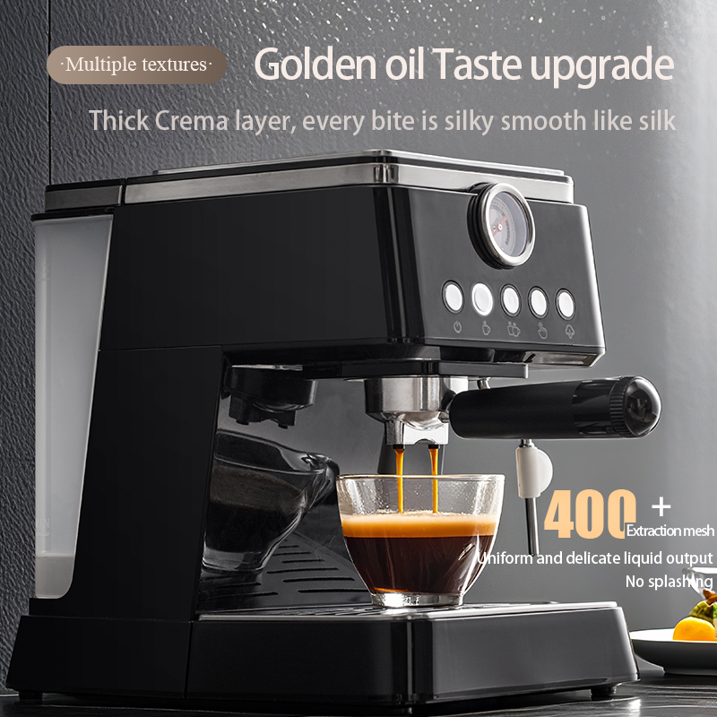 Cafetera exprés de alta presió - Espresso Machine Semi Auto reseña y precio