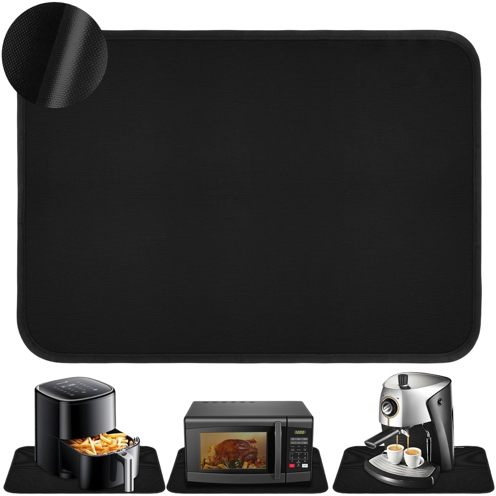 Alfombrilla negra para freidor - Kitchen Appliances Usa reseña y precio