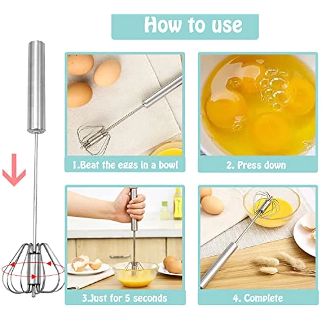 Batidor de huevos de acero ino - Kitchen Appliances Unit reseña y precio